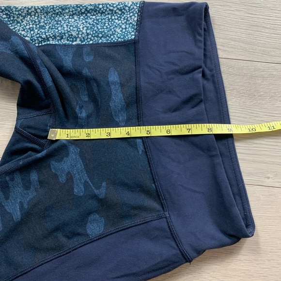 Lululemon Wunder Under Pant *Full-On Luon (Sashiko) Kanoko Twist Inkwell - Picture 8 of 11